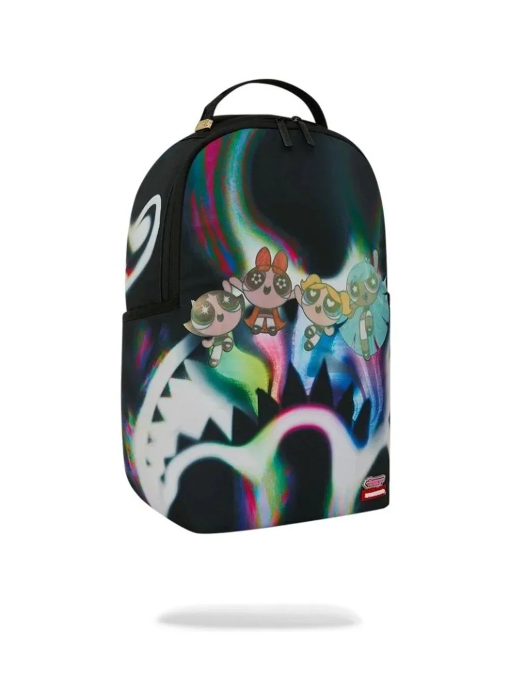 Sprayground Powerpuff Girls Rainbow Holo Shark Backpack NWT 18